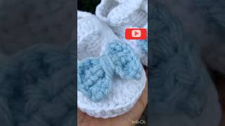 Crochet baby shoes [upl. by Lorola784]