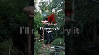 MuscleUp Fail 6 kg Weight Almost Knocked Me Out homeworkout [upl. by Adnovoj383]