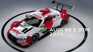 René Rast and his new Audi RS 5 DTM 2020  4Legendcom [upl. by Koser]