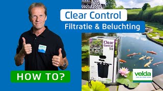 Vijverwater helder houden met drukfilter Clear Control van Velda [upl. by Lairbag]