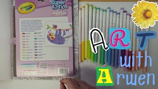 Crayola Super Tips in PASTEL S2E8 [upl. by Ratha895]