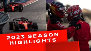 Scuderia Ferrari  2023 Season Highlights [upl. by Nitsugua318]