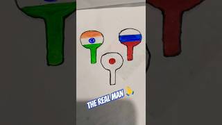 The real man flag painting video art tranding  short  ytshort 🙏 [upl. by Miguel]