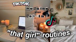 quotTHAT Girlquot Morning  Night Routines  Aesthetic TikTok Compilation [upl. by Fleur926]