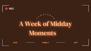 Vlogtober A Week of Midday Moments  Miss Soweto Top 20 Finalist [upl. by Ardnuas]