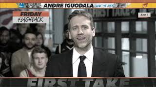 Curry vs Iguodala fate of the universe  Max Kellerman [upl. by Atineb697]