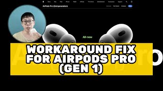 IMPOSSIBLE to FIX AirPods Pro Gen 1 static sound issue but there is workaround [upl. by Lisa]