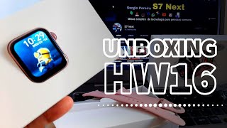 UNBOXING Smartwatch HW16  Março 2021 [upl. by Naired761]