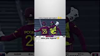 Chris gayle last match tamil chrisgayle cricket [upl. by Ynogoham]