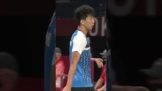 What a SMASH 🏸 SkillsInSlowMo [upl. by Ainav215]