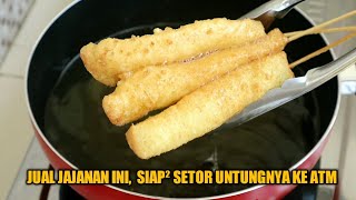 IDE USAHA  UNTUNGNYA BANYAK  IDENYA FRESH DAN BELUM ADA YANG JUAL  SATE ROTI GORENG [upl. by Johnna573]