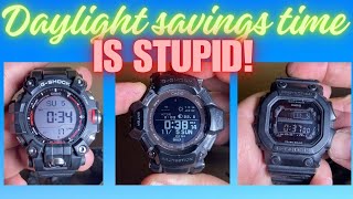 Casio GShock Daylight Savings Time [upl. by Ameh]