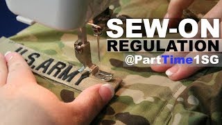 Sew on vs Pin on  Army National Guard [upl. by Sowell]