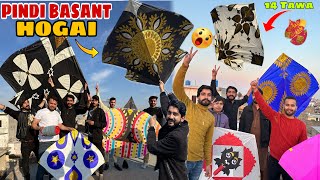 Rawapindi Basant 2024 Hogai🔥World Record Million Of kites😱Top Basant 14 Tava Or 6 Tava Remand🥵 [upl. by Vasilek]