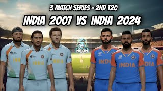 Thriller Ending  INDIA 2007 Vs INDIA 2024 2nd T20 Match  NEON RV 7 [upl. by Chapel]