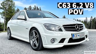 Mercedes C63 AMG 62 V8 POV [upl. by Dream675]