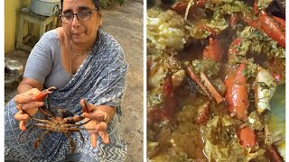 peethala curry🦀 crab recipe in telugu🤤🤤🦀 [upl. by Anastasia969]