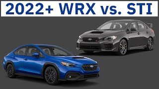 2022 Subaru WRX vs 20152021 WRX STI  Driving Comparison [upl. by Enilecram578]