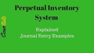 Inventory Journal Entries  Perpetual Inventory System  Explained with Examples [upl. by Ashla]