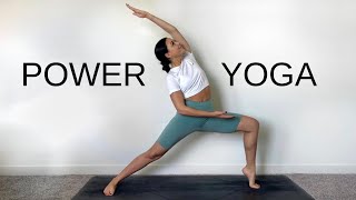 Morning Power Yoga  Intermediate Flow  Full Body Tone amp Strengthen [upl. by Aztinaj842]