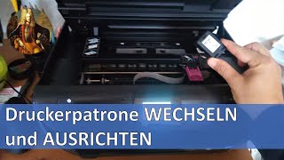 Druckerpatrone wechseln  Ausrichten [upl. by Radbourne]