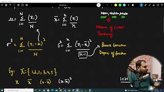 Tutorial 5Measure Of Dispersion Variance And Standard Deviation In Hindi [upl. by Corley369]