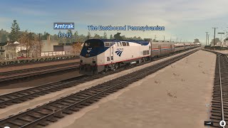 Trainz 3 Horseshoe Curve Episode 3 Amtrak train P042 the Eastbound Pennsylvanian [upl. by Benildis]