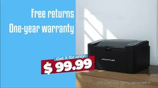 Pantum® P2500W Wireless Monochrome Laser Printer [upl. by Akimat]