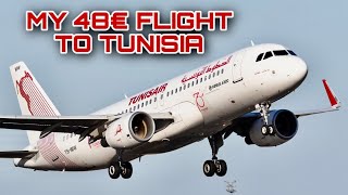 Trip Report  Tunisair  Paris 🇫🇷 to Tunis 🇹🇳  Airbus A320 [upl. by Alithia]