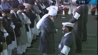 World Peace Leader and Khalifa of Islam leads Friday Prayers at largest Muslim Convention [upl. by Alidia573]