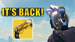 Destiny ITS BACK Fatebringer Adept Exotic Raid Hand Cannon  Age of Triumph [upl. by Brok]