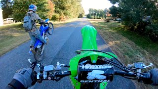 Wheelies Yz450f and Kx450f [upl. by Dweck536]