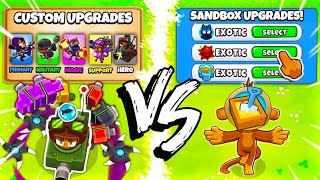 Upgrade Monkey VS the ULTIMATE SANDBOX Mode BTD 6 [upl. by Sheila588]