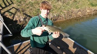 Bass fishing in ponds with Aiden [upl. by Arnaud]