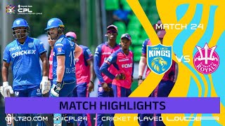 Highlights  Barbados Royals vs St Lucia Kings  CPL 2024 [upl. by Hamehseer169]