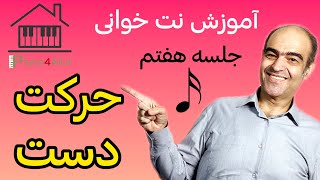 آموزش نت خوانی  جلسه هفتم  حرکت دست [upl. by Sylera]