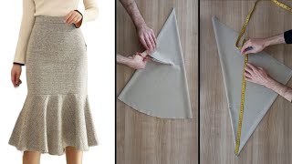 ⛔️ New techniques in skirt sewing without zipper [upl. by Georgeta945]