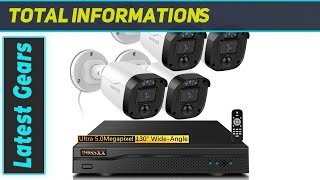 OOSSXX 960P DVR AHD Wired Security Camera System  Best Surveillance Solution [upl. by Lynad217]