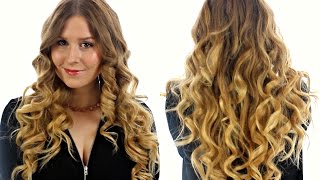 Locken Tutorial mit einem Lockenstab  Carina [upl. by Melody]