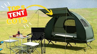 Top 5 Best Tent Cots for Camping 2024 Guide [upl. by Aihsekin941]