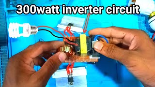 300 watt inverter circuit making project [upl. by Cynde]