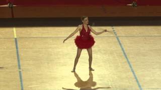 Twirling bâton N1 championne de France Noemie Dreau [upl. by Colombi]