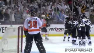 2012 Stanley Cup Playoffs highlights between The Pittsburgh Penguins and The Philadelphia Flyers [upl. by Ihsir954]