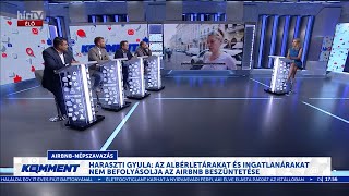 KOMMENT  Áldás vagy átok az Airbnb  Terézváros lakói most eldönthetik 20240903  HÍR TV [upl. by Ahtanaram508]