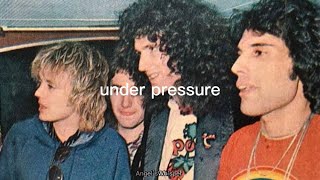 Queen amp David Bowie  Under Pressure lyrics [upl. by Northrup]