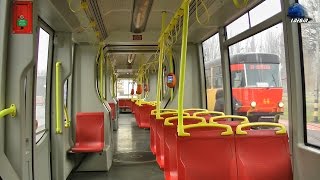 Prezentare Interior Tramvai Siemens ULF  Inside Presentation Siemens ULF Tram in Oradea [upl. by Auqinahs149]