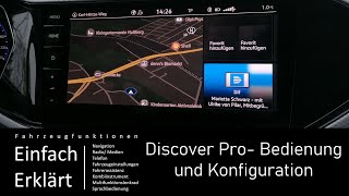 TCross TRoc Tiguan Discover Pro Bedienung und Konfiguration des Homescreens und Controlcenters [upl. by Leigh894]