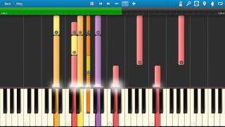 Dances With Wolves  Theme Song  John Barry soundtrack  Piano Tutorial  Synthesia [upl. by Nylzor]