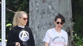 Kristen Stewart and Dylan Meyer Spotted Together in Los Angeles [upl. by Nylesoy]