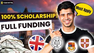 UK Universities offering 100 Scholarship to International Students 2025 [upl. by Odericus957]